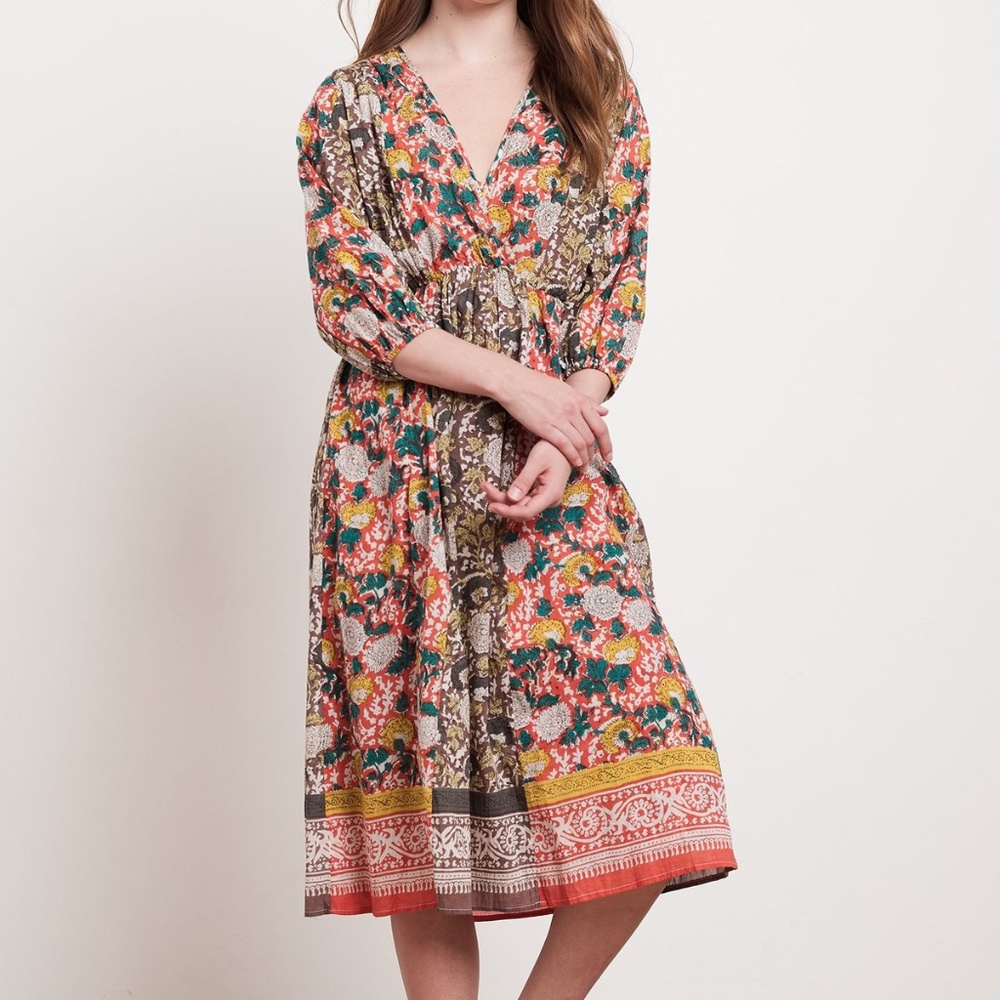 Velvet | Voletta Peasant Dress | Size M